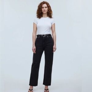 Madewell Curvy 90’s Straight Women's Jeans in black